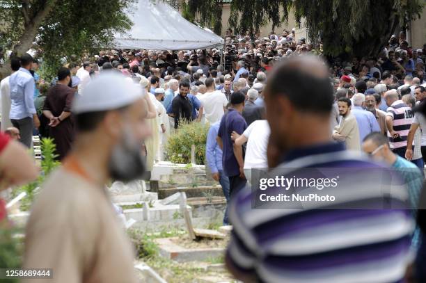 Burial of Mohamed Tahar Ait Aldjet, at the Beni Messous cemetery, in Algiers, Algeria on June 14 Sheikh Mohamed Tahar Ait Aldjet died on the night of...