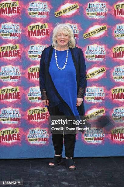 Alison Steadman attends the press night performance of "Idiots Assemble: Spitting Image The Musical" at the Phoenix Theatre on June 14, 2023 in...