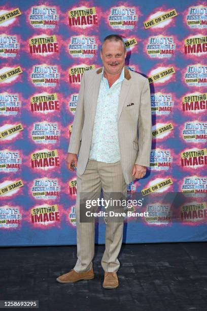 Al Murray attends the press night performance of "Idiots Assemble: Spitting Image The Musical" at the Phoenix Theatre on June 14, 2023 in London,...