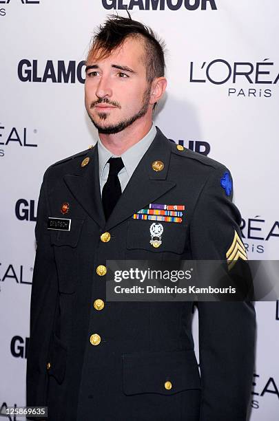 Sgt. Keith Deutsch attends the Glamour Magazine 2010 Women of the Year Gala at Carnegie Hall on November 8, 2010 in New York City.