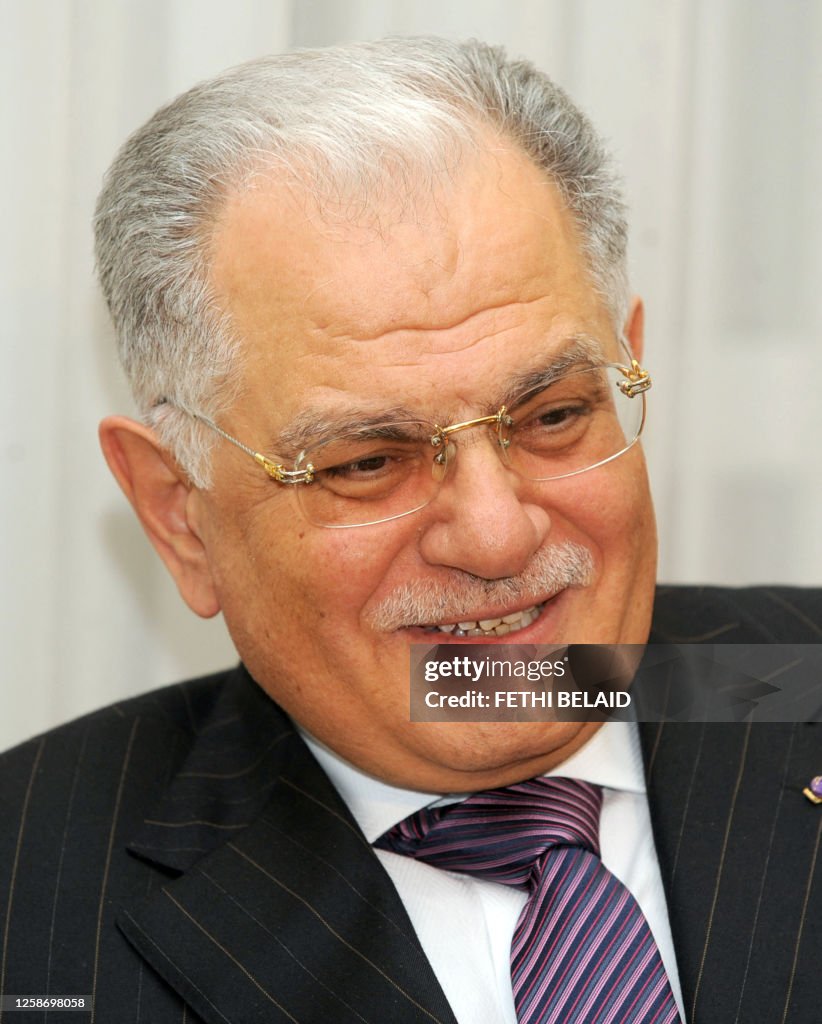 Appointed Look Newly appointed Tunisian Foreign Minister Kamel Morjane looks on ...