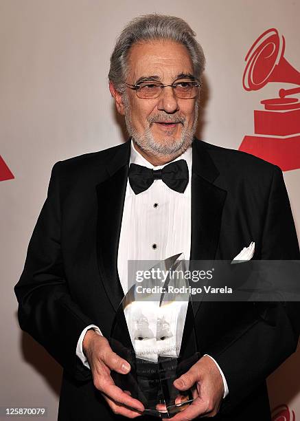 Honoree Placido Domingo arrives at the 2010 Person of the Year honoring Placido Domingo at the Mandalay Bay Events Center inside the Mandalay Bay...