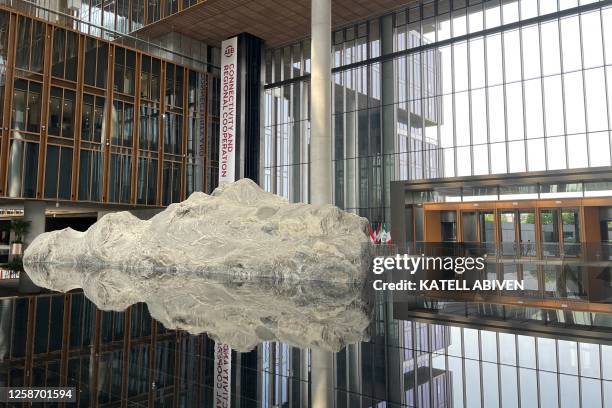 This photo taken on May 17, 2023 shows the headquarters of the Asian Infrastructure Investment Bank in Beijing. The Asian Infrastructure Investment...