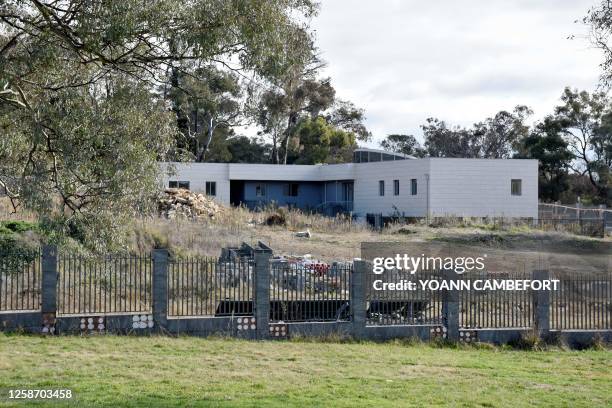 Piece of land is seen, which is a proposed new Russian embassy site, in Canberra on June 15, 2023. Australia blocked Russia from building a new...