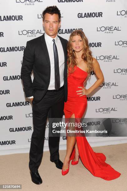 Josh Duhamel and Fergie attend the Glamour Magazine 2010 Women of the Year Gala at Carnegie Hall on November 8, 2010 in New York City.