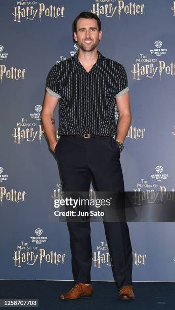 Actor Matthew Lewis arrives at the opening red carpet for the Warner Bros. Studio Tour Tokyo - The Making of Harry Potter on June 15, 2023 in Tokyo,...