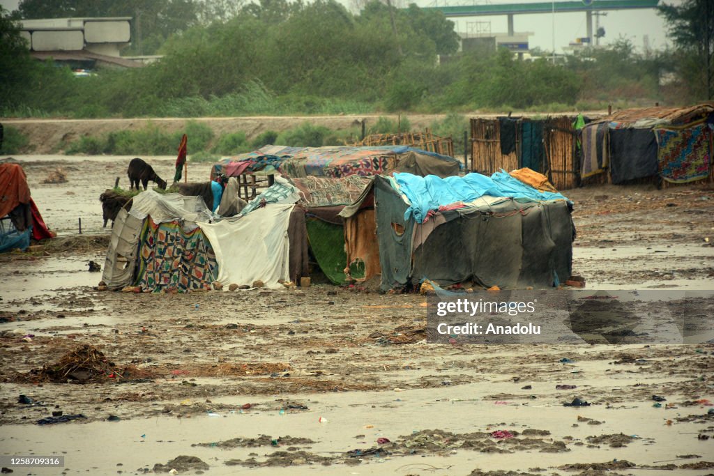 Aftermath of cyclonic storm Biparjoy in Pakistan