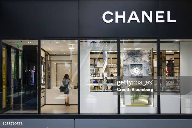 Customer at a Chanel store at Brickell City Centre in Miami, Florida, US, on Wednesday, June 14, 2023. US retail sales unexpectedly rose in May,...