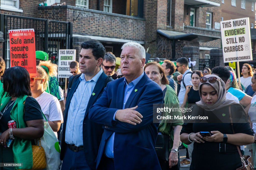 Grenfell Silent Walk 6th Anniversary London