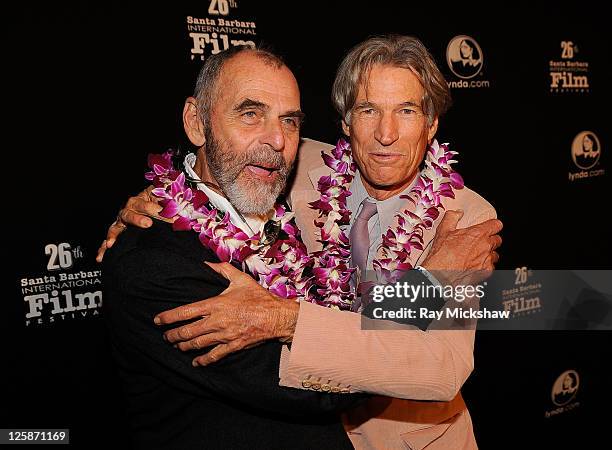 Director Jack McCoy and Writer Garth Murphy attend the premiere of "A Deeper Shade of Blue" on day 6 of the 2011 Santa Barbara International Film...