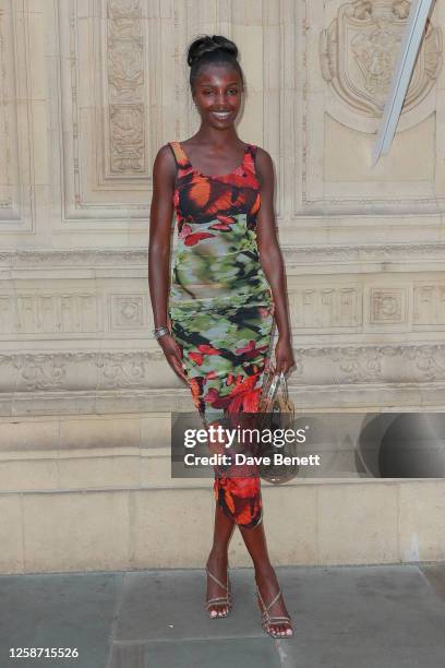 Leomie Anderson attends the gala performance of "Cinderella In-The-Round" at the Royal Albert Hall on June 15, 2023 in London, England.