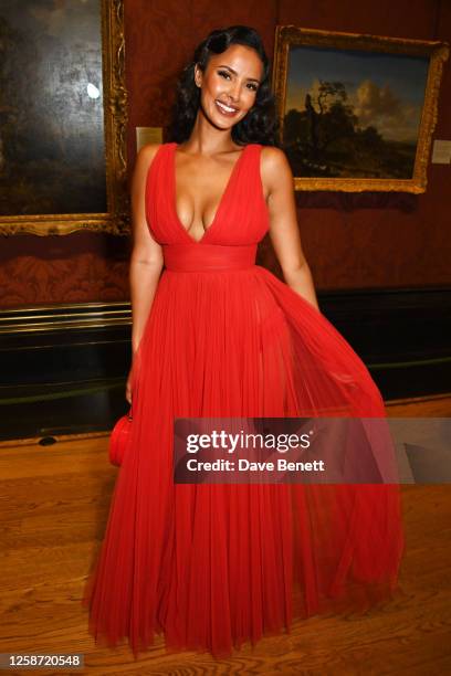 Maya Jama attends the National Gallery's Summer Party on June 15, 2023 in London, England.