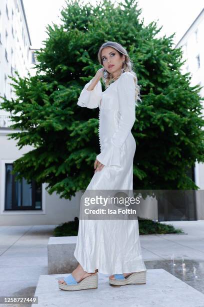 Cathy Hummels attends the Trisor X Chronext VIP Event at Trisor on June 15, 2023 in Munich, Germany.