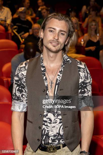 Elijah Rowen attends a private screening of the movie Caledonia at The Soho Hotel in London.