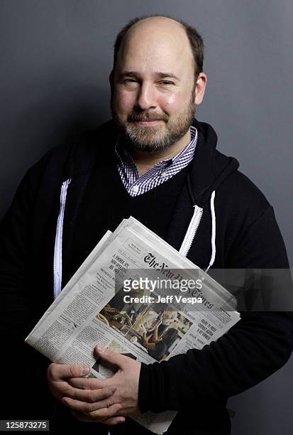 Filmmaker Andrew Rossi poses for a portrait during the 2011 Sundance Film Festival at the WireImage Portrait Studio at The Samsung Galaxy Tab Lift on...