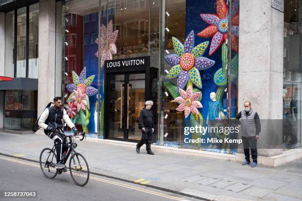 Exclusive fashion shop Louis Vuitton on Sloane Street on 23rd May 2023 in London, United Kingdom. Chelsea is one of the principal areas for...