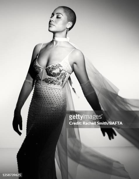 Actor Cush Jumbo is photographed at BAFTA's television awards with P&O Cruises on May 14, 2023 in London, England.