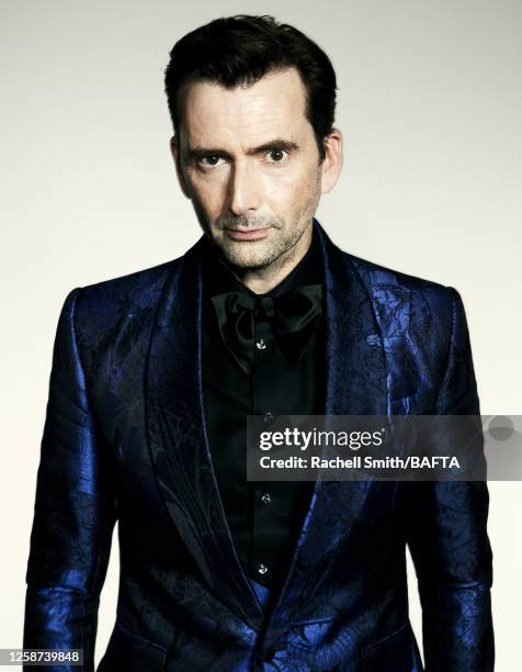 Actor David Tennant is photographed at BAFTA's television awards with P&O Cruises on May 14, 2023 in London, England.