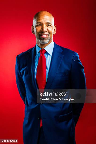 New head coach Monty Williams of the Detroit Pistons poses for a portrait on June 13, 2023 in Detroit, Michigan. NOTE TO USER: User expressly...