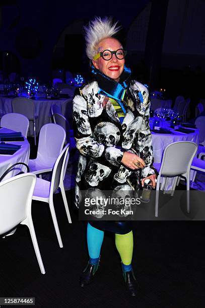 'Body art' performer/photograph Orlan attends the Bal Jaune Fiac 2010 at the Pavillon Cambon Capucines on October 22, 2010 in Paris, France.
