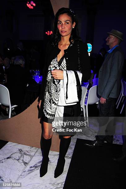 Actress/super model Ines Sastre attends the Bal Jaune Fiac 2010 at the Pavillon Cambon Capucines on October 22, 2010 in Paris, France.