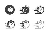 Stop Speed Icons - Multi Series