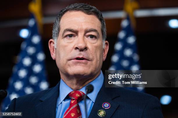 Chairman Mark Green, R-Tenn., conducts a news conference ahead of the House Homeland Security Committee hearing to "Examine Secretary Mayorkas'...