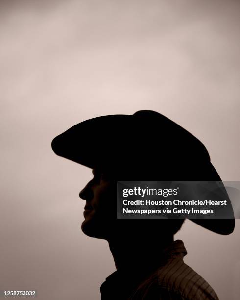 Casey Martin, a steer wrestler from Sulphur, La., photographed at the San Antonio Rodeo, Tuesday, Feb. 17 in San Antonio.