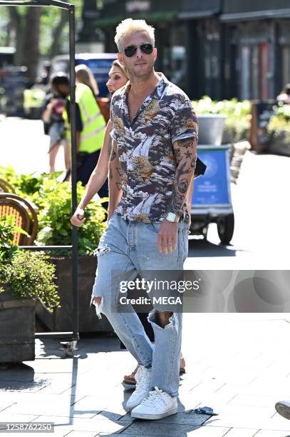 Ryan Tedder is seen arriving at Global Studios on June 16, 2023 in London, United Kingdom.