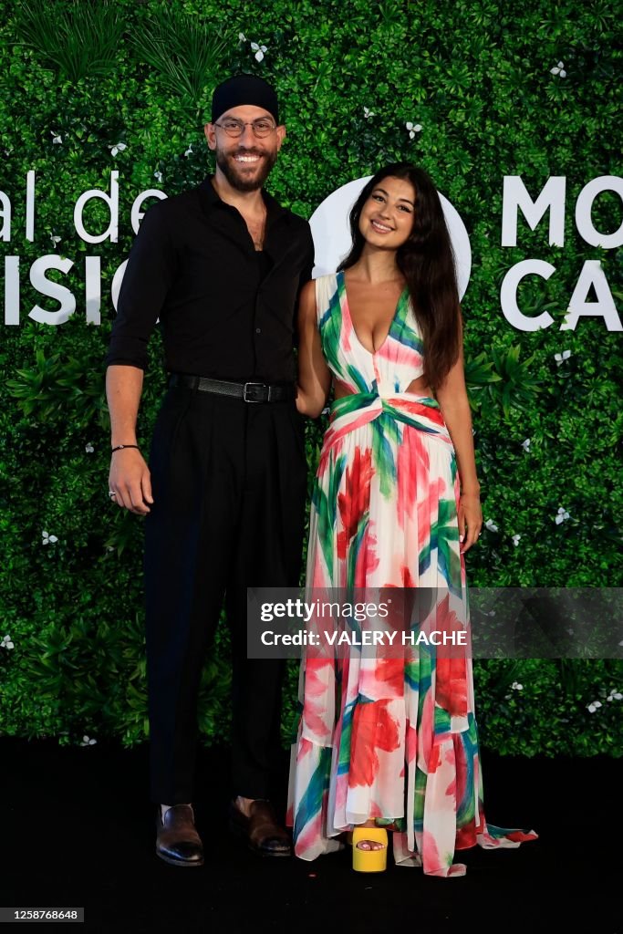Egyptian-born US actor Zeeko Zaki and his wife Renee Monaco pose... News Photo - Getty Images(03)