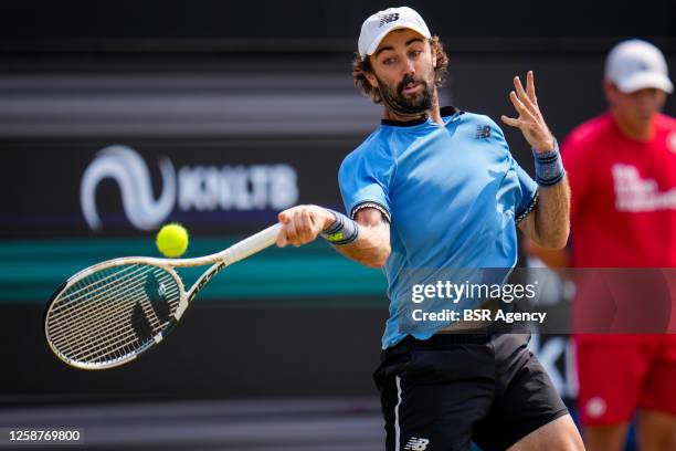 Jordan Thompson on Day 6 of the Libema Open Grass Court Championships at the Autotron on June 17, 2023 in 's-Hertogenbosch, Netherlands