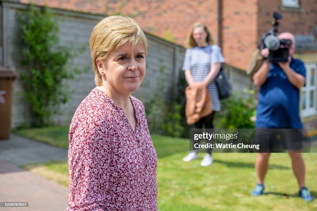 Nicola Sturgeon Speaks To Press Amid SNP Investigation