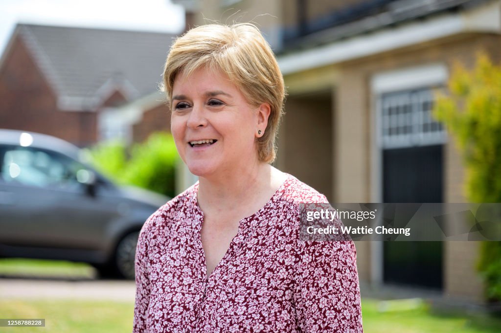 Nicola Sturgeon Speaks To Press Amid SNP Investigation