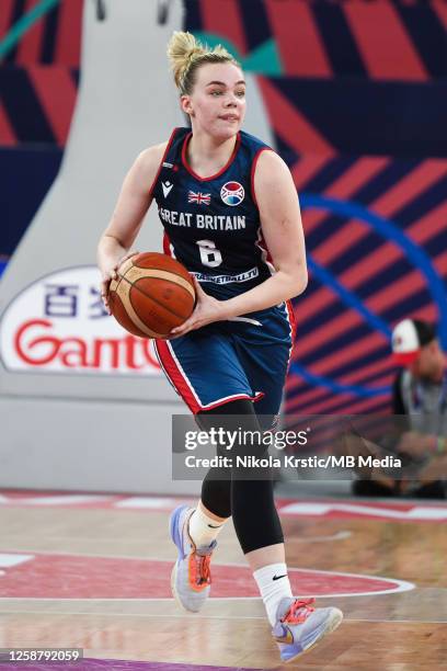 Holly Winterburn of Great Britain in action during the FIBA Women's EuroBasket 2023 - Day 3 match between Germany and Great Britain at Stozice Arena...