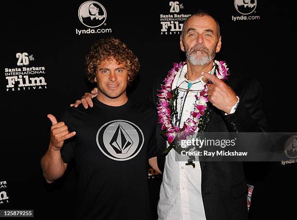 Martin Paradisis and Director Jack McCoy attend the premiere of "A Deeper Shade of Blue" on day 6 of the 2011 Santa Barbara International Film...