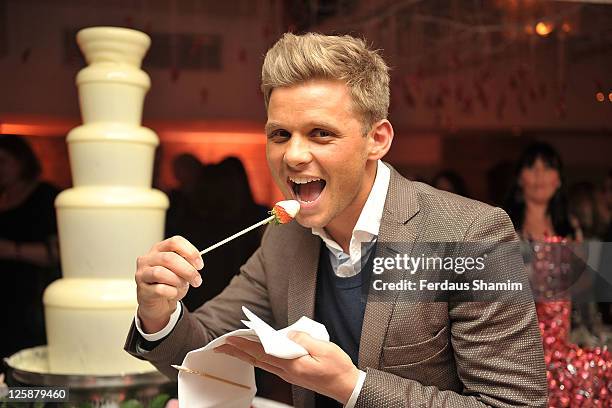 Jeff Brazier celebrates Thorntons' 100th Anniversary at Shoreditch House on January 24, 2011 in London, England.