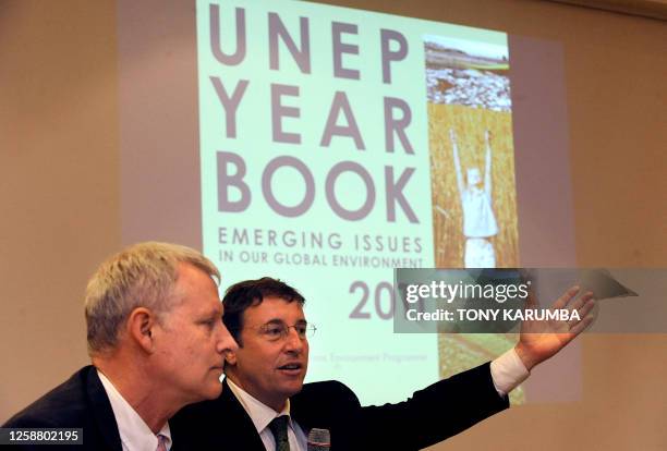 Director of the Division of Early Warning and Assessment of the United Nations Environment Programme , Peter Gilruth , listens to UNEP's Executive...