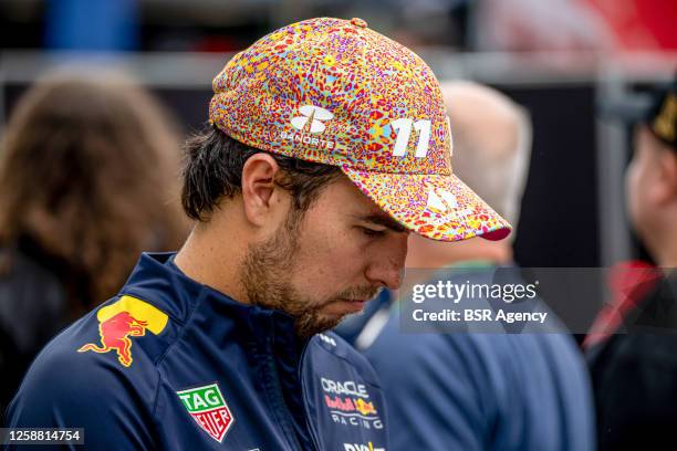 Sergio Perez, Red Bull Racing RB19 after the Canadian Grand Prix at Circuit Gilles Villeneuve on Sunday June 18, 2023 in Montréal, Canada.