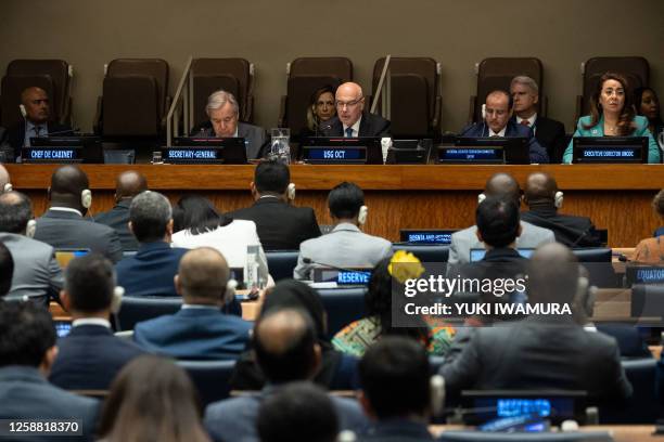 Under-Secretary-General for Counter-Terrorism Vladimir Voronkov speaks during the UN High-level Conference of Heads of Counter-Terrorism Agencies of...