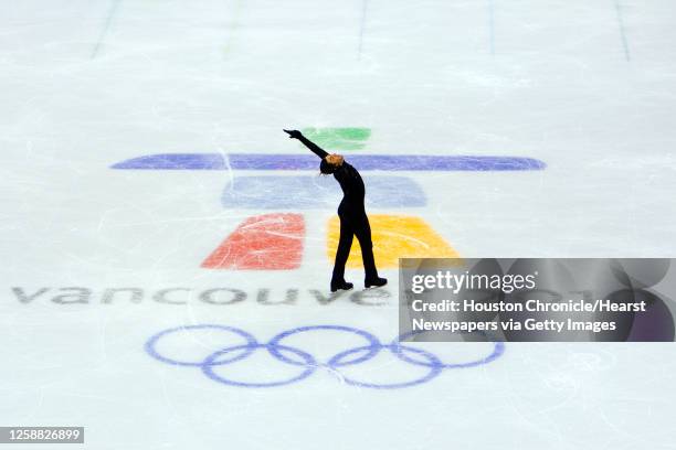 Evan Lysacek of the USA performs his short program during men's figure skating at the 2010 Winter Olympics on Tuesday, Feb. 16 in Vancouver.