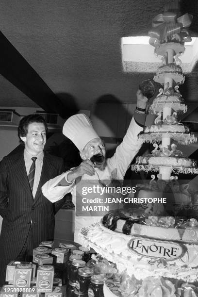 - This picture taken on October 13, 1981 in Plaisir shows French master pastry chef Gaston Lenotre working on a cake. Lenotre died at the age of 88....