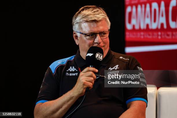 Otmar Szafnauer, Team Principal, BWT Alpine F1 Team, portrait during the Formula 1 Pirelli Grand Prix du Canada from 15th to 18th of June, 2023 on...