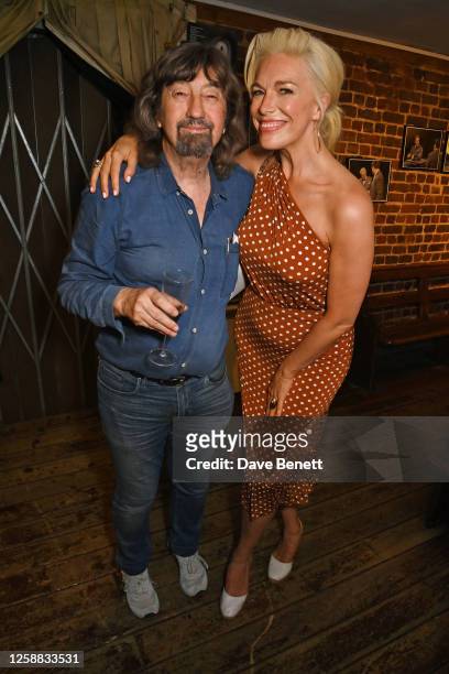 Sir Trevor Nunn and Hannah Waddingham attend the press night after party for "The Third Man" at Menier Chocolate Factory on June 19, 2023 in London,...