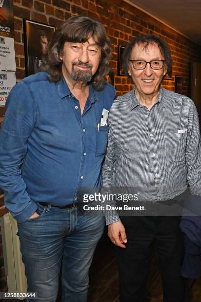 Sir Trevor Nunn and Lyricist Don Black attend the press night after party for "The Third Man" at Menier Chocolate Factory on June 19, 2023 in London,...