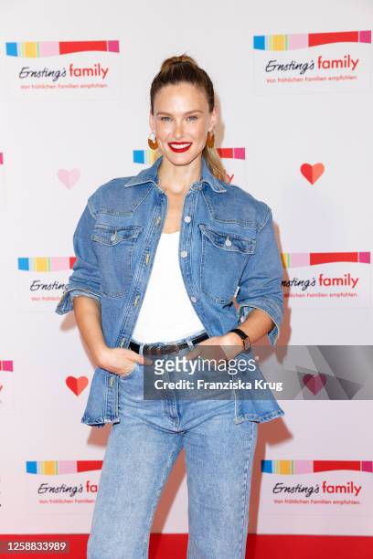 Bar Refaeli during the Ernsting's family Fashion Show at Hotel Atlantic on June 19, 2023 in Hamburg, Germany.