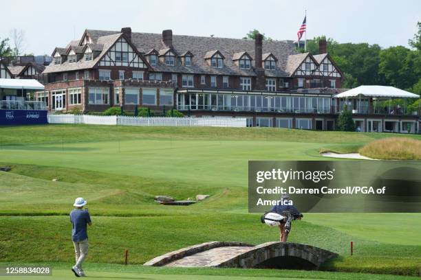 An overall view of the clubhouse during a practice round before the KPMG Women's PGA Championship at Baltusrol Golf Club on Monday, June 19, 2023 in...