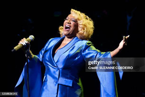 Singer Patti LaBelle performs at the Bass Concert Hall in Austin, Texas, June 19, 2023.
