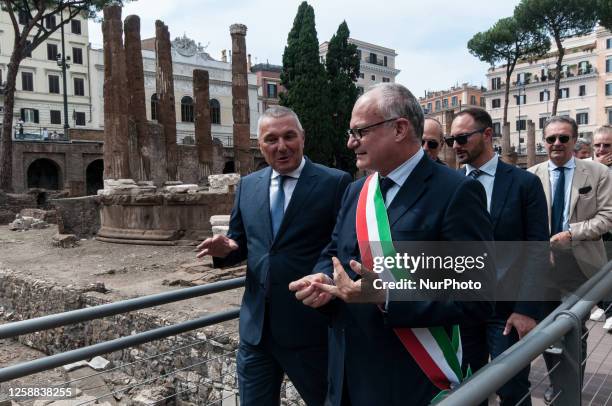 The Mayor of Roma Capitale, Roberto Gualtieri, is inaugurating the sacred area of Largo Argentina, made possible thanks to an act of patronage on the...