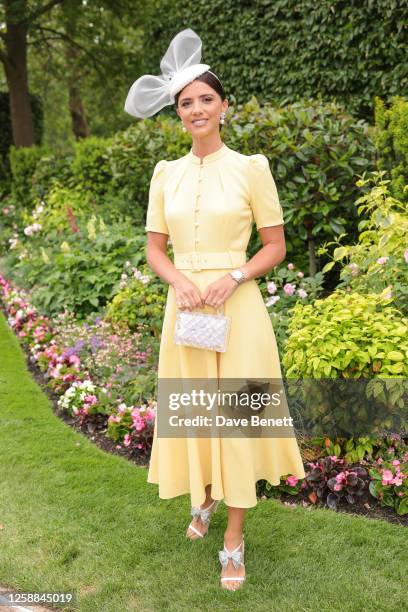 Lucy Mecklenburgh attends day one of Royal Ascot 2023 at Ascot Racecourse on June 20, 2023 in Ascot, England.