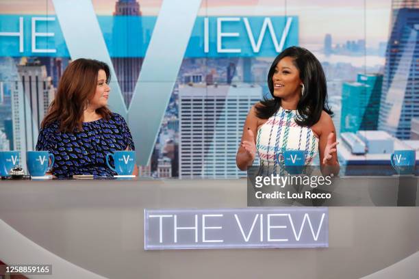 Keke Palmer is a guest on "The View" on Monday, June 19, 2023. "The View" airs Monday-Friday, 11am-12 noon, ET on ABC. ANA NAVARRO, KEKE PALMER
